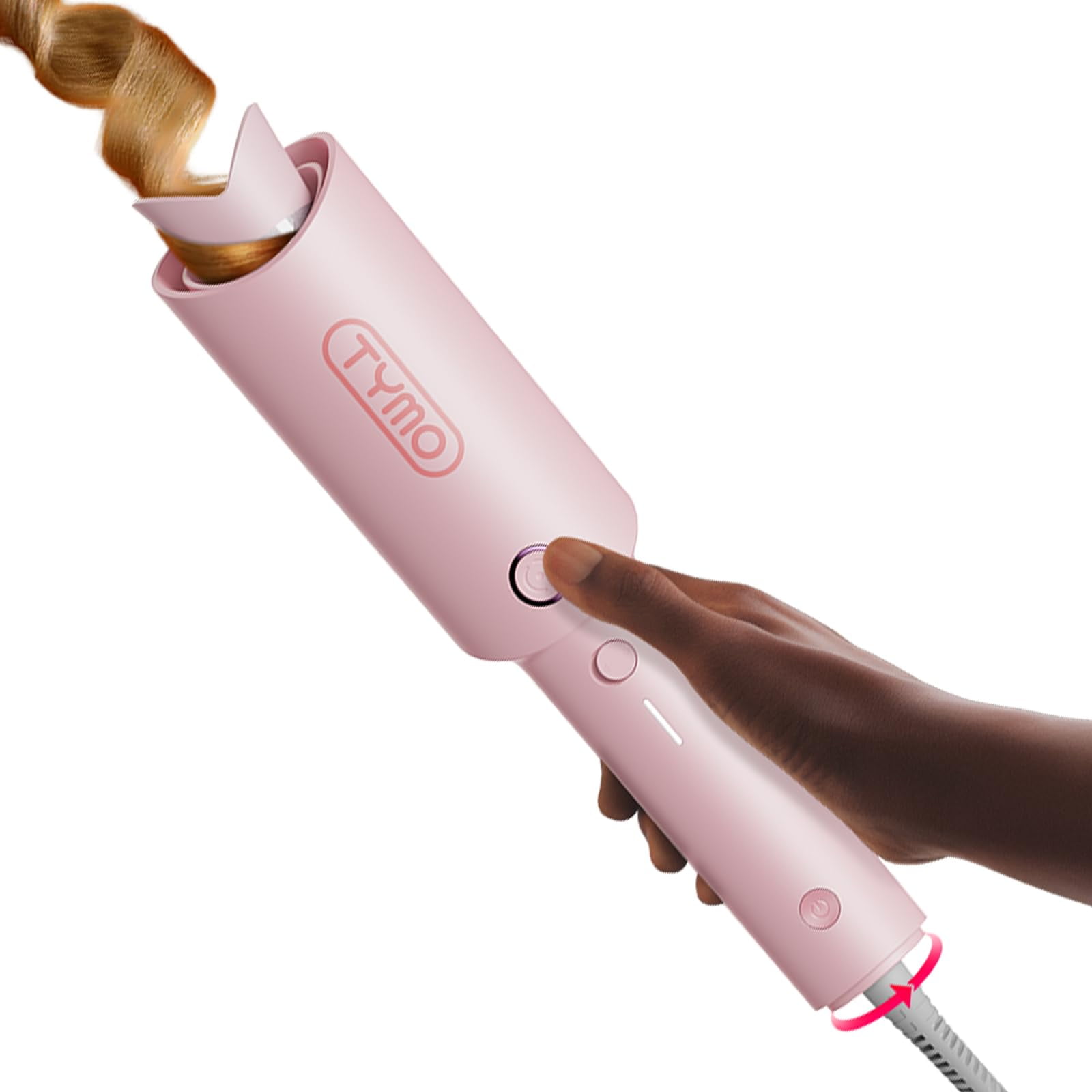 Curling Iron Tymo Curlpro Beach Waves - Varilla Rizadora, Color Rosa