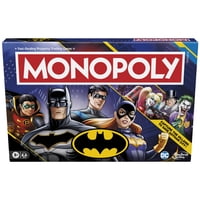 Hasbro Gaming - Juego De Mesa Monopoly Batman Edition | Más De 8 Años | 2-4 Jugadores