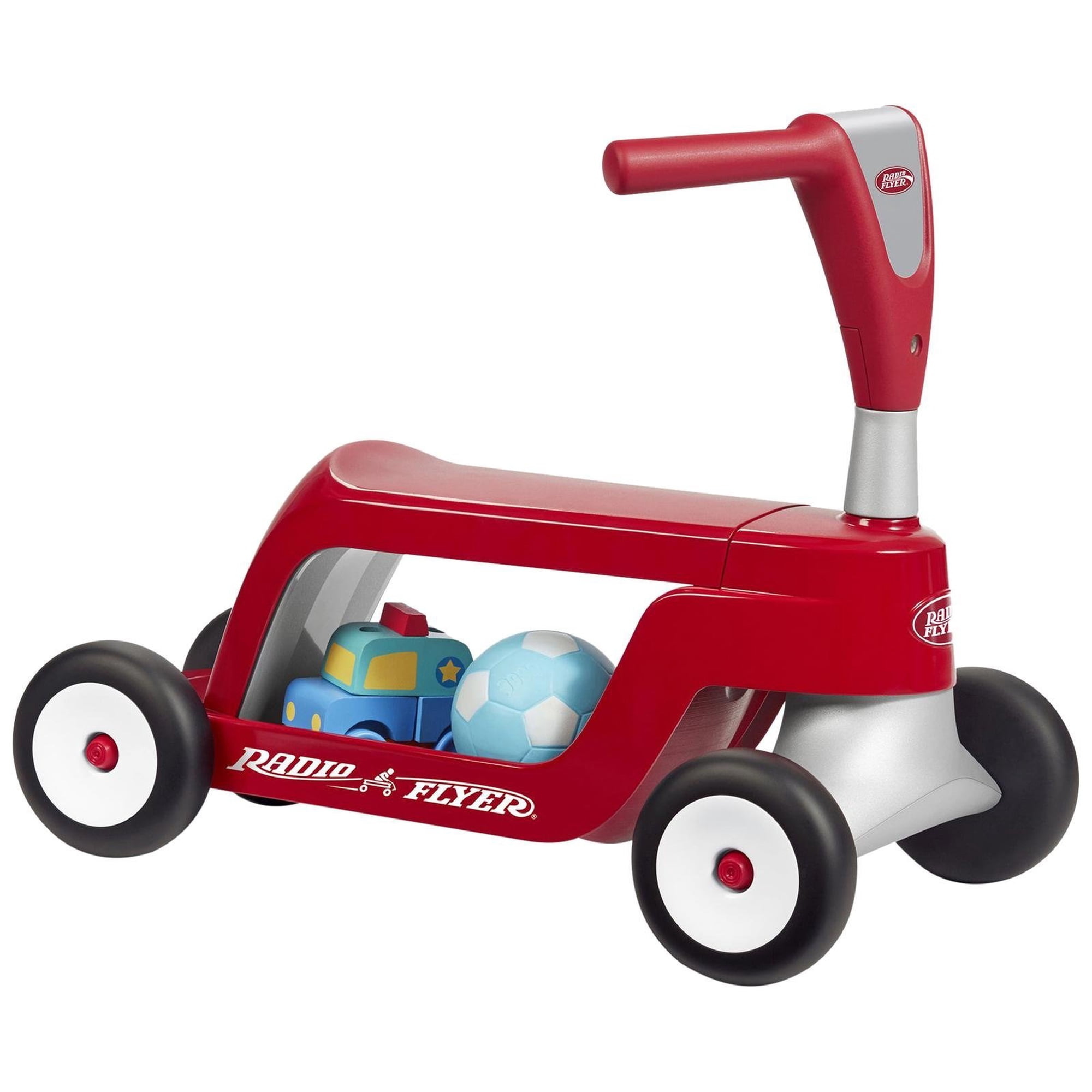 Radio Flyer - Radio Scoot 2 Scooter Flyer Ride On, Juguete Para Niños De 1 A 4 Años