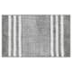 thumbnail image 1 of REGALWOVEN Alfombra de Baño de Chenilla a Rayas con Bordes, Alfombra de Piso de Baño Antideslizante, Lavable a Máquina Gris Oscuro 20" x 32", 1 of 6