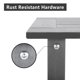 thumbnail image 2 of Mesa auxiliar para exteriores Meluvici Double Adirondack Weather Resist, 2 of 7