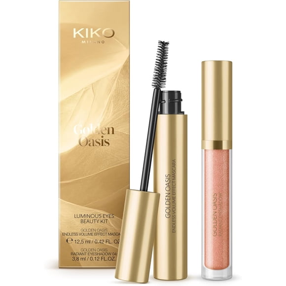 Kiko Milano Golden oasis luminous eyes beauty kit