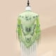 thumbnail image 1 of 29.5"×55.1" Triangle Scarf Butterfly Flower Embroidery Lace Tassel Shawl Elegant Breathable Windproof Wrap Outdoor Accessories, 1 of 5
