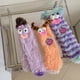 thumbnail image 4 of Coal Velvet Three-dihombressional Quirky Socks,Caliente Acogedo Fluffy Carteoon Monster Socks,Invierno Funny Pelusay Acogedo Socks (3PCS-E), 4 of 7