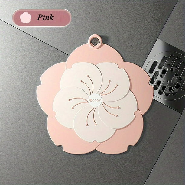 1pc Hair Catcher Durable Silicone Hair Stopper Multifunctional Silicone Tub Stopper Floor Drain Odor Proof Guard Sewer Backflow Deodorization Drain Plug Shower Drain Cover Easy To Install And Clean Fo