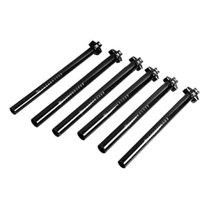 West Biking - Tubo Sillín Carbono Mtb Ruta 27.2/30.8/31.6/34.9 Bicicleta Negro