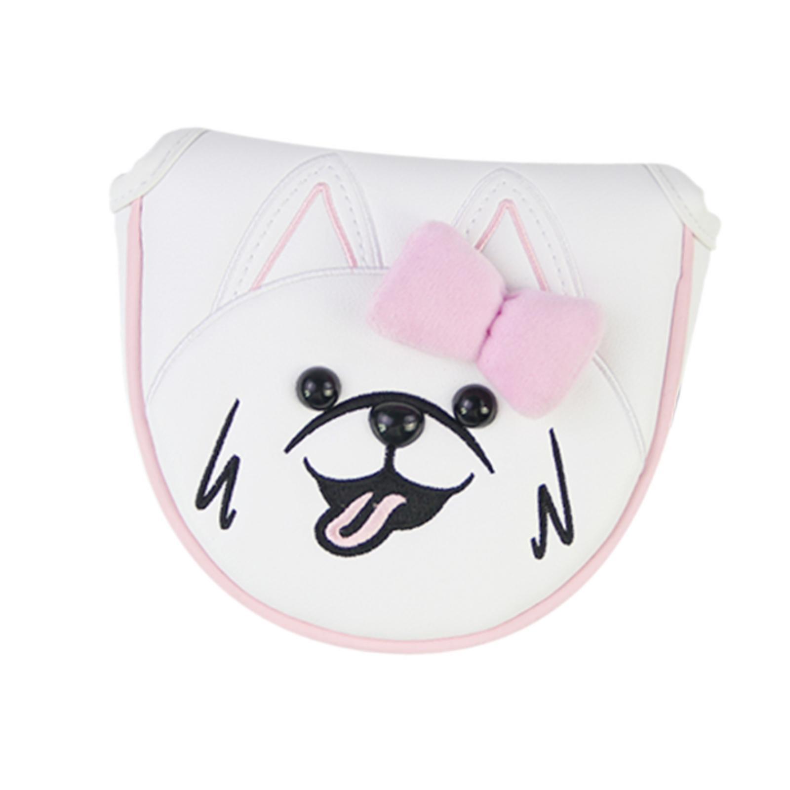 Magideal - Cubierta Para Cabeza De Palo De Golf, Suministros De Entrenamiento De Golf De Moda, Protector Para Cabeza De Palo De Golf, Mazo De Golf, Cubierta Para Semicírculo Rosa