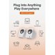 thumbnail image 4 of FUNLOGY Bocinas USB para PC de 14W Diseño Compacto Inclinable Blanco, 4 of 9