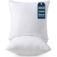 Utopia Bedding - Juego De Ropa De Cama Throw Pillows Utopia, 2 Unidades, 28 X 28 Pulgadas, Color Blanco