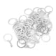thumbnail image 1 of Llavero Dividido De Aleación De 100 Piezas Con Cadenas De 25 Mm De Plata, 1 of 3