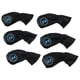 thumbnail image 1 of 6pcs Golf Club Head Cover Irons Headcover Protector Con Número Negro, 1 of 5