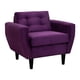 thumbnail image 2 of Sofa Bote 1c Felpa 00 Morado, 2 of 6