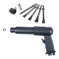 Magideal - Kit De Martillo Neumático De Barril Largo, Juego De Cinceles Neumáticos, Eliminación De Óxido, Excavadora Neumática Sólida Compacta Multifunción Para 220 X 145 Mm