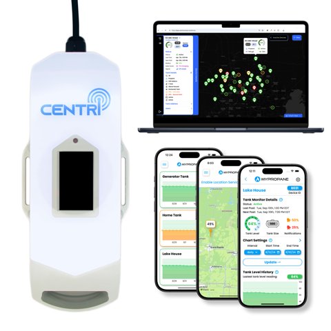 Monitor De Tanque De Propano Centri Mypropane Solar Celular Sin Cuotas