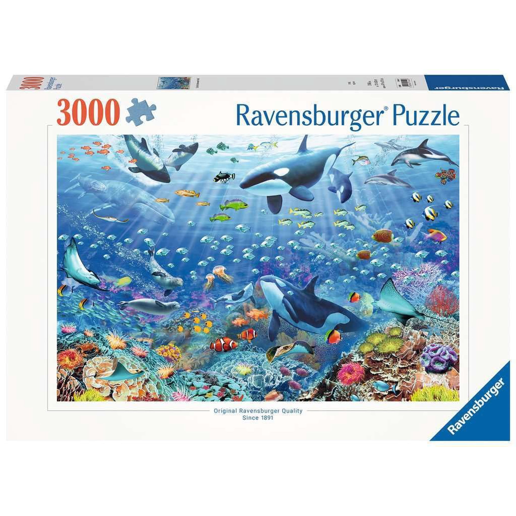 Rompecabezas Ravensburger Colorido Underwater World 3000 Piezas