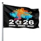 thumbnail image 1 of Bandera Shrandi Mundial 2026 152 x 91 cm para exterior, 1 of 9