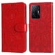 thumbnail image 1 of Funda tipo cartera FOXDOCK para Xiaomi 11T , diseño girasol en relieve, cuero PU, cierre magnético, soporte y tarjetero, 1 of 5