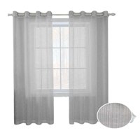 Oem - Cortina Visillo 1 Paño Cortina 8 Anillos Deco 140X230Cm 3