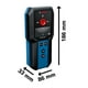 thumbnail image 3 of Detector De Materiales Professional GMS 120-27 Bosch azul 20x11x8, 3 of 9