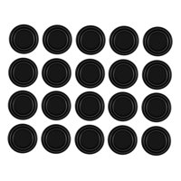 Magideal - Juntas De Amortiguador De Puerta De Coche De Silicona, Piezas De Almohadilla Anticolisión Protección Decorativa Absorción De Golpes Protector De , 20 Piezas