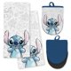 thumbnail image 1 of Set de 4 piezas de toallas y manoplas de algodón Stitch – Best Brands, 1 of 6