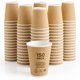 thumbnail image 1 of Vaso desechable NYHI 284 ml de papel kraft ondulado - Pack de 150, 1 of 8