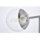 thumbnail image 3 of Lámpara de Piso Living District Eclipse Cromo Vidrio Transparente 110V, 3 of 6