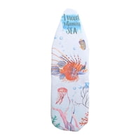 Bothyi - Funda Acolchada Para Tabla De Planchar De 19X55 Pulgadas, Resistente A Las Manchas, Para Suministros De Lavandería, Peces Marinos