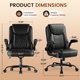 thumbnail image 2 of Silla de Oficina GTPLAYER de Cuero con Reposabrazos Abatibles y Diseño Ergonómico, 2 of 8