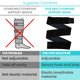 thumbnail image 4 of Support Wrap Vive multiusos para tobillo, rodilla, codo, etc., 4 of 9