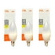 thumbnail image 1 of Pack X3 Ampolleta LED Tipo Vela Empavonada 5W/E14 – Luz Calida FSL, 1 of 3