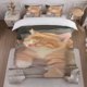 thumbnail image 1 of Kitten Sleeping Themed Bedding Set Duvet Cover and Pillowcase Set Soft and Comfortable, 1 of 1