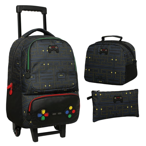Pack Bakan Mochila Control Game Negro con Carro