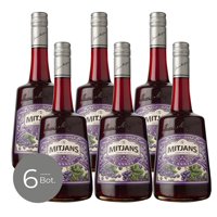 Pack X 6 Licor De Cassis Mitjans Mitjans 750 Cc