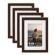 thumbnail image 1 of Marco de fotos KINLINK negro de 6 x 8, juego de 4 para 4 x 6 con tapete, 1 of 7