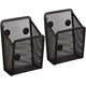 thumbnail image 1 of Portabolígrafos magnético (2 piezas) - Cestas de malla con imanes potentes para el refrigerador, organizador de cocina, organizador de escritorio y accesorios para casilleros - Negro, 1 of 5