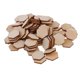 thumbnail image 5 of hexágono en forma de adornos de madera formas para la decoración del arte diy 100 unids 22.5mm, 5 of 5