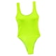 thumbnail image 5 of Traje De Ba?o Con Almohadillas En El Pecho Ropa De Playa Tanga Trajes De Ba?o Mujer M Amarillo Fluorescente, 5 of 5