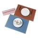 thumbnail image 5 of XmhyTop Juego de 4 Manteles Individuales de Piel Sintética, Impermeables, Fáciles de Limpiar, Resistentes al Calor y Antideslizantes para Uso Interior y Exterior, 45*30cm, Estilo B, Gris, 5 of 5