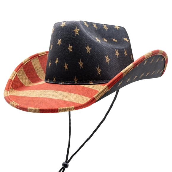 Sombrero Windy City Novelties 53 cm Pequeño con Bandera Vintage