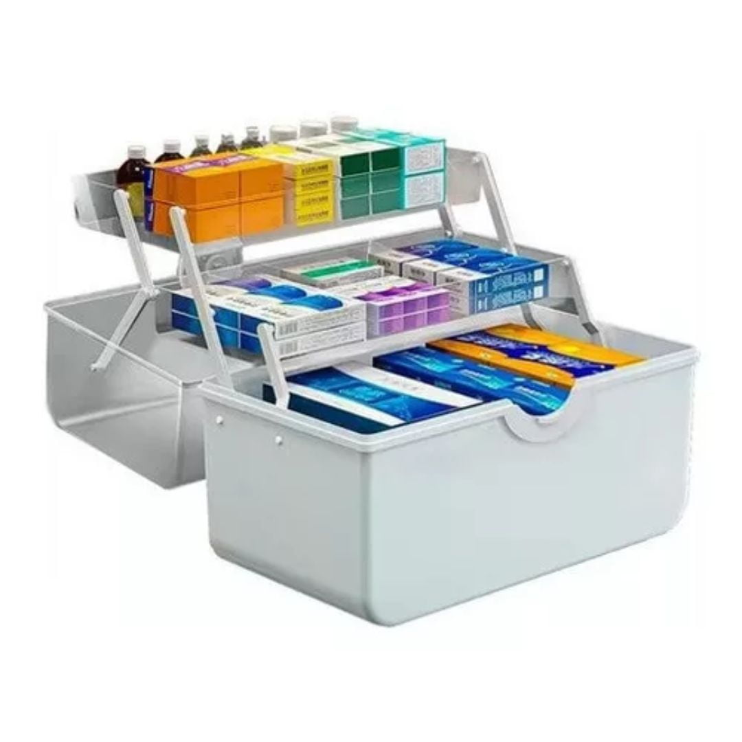 Genérico - Caja Organizadora Plastica Multiuso Grande Compartimientos