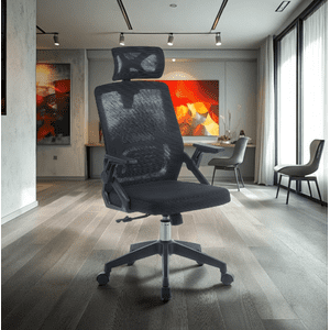 Arthome - Silla De Oficina Ejecutiva Manchester Ergonomica Color Negro Bm 809