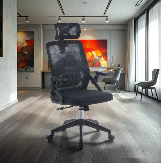 Arthome - Silla De Oficina Ejecutiva Manchester Ergonomica Color Negro Bm 809