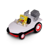 Tsh - Auto De Juguete Bob Esponja Retroceso Automatico Lancha Veloz