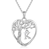 Collar Heshpaws 925 Sterling Silver Eternal Tree Of Life