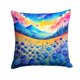 thumbnail image 1 of Almohada Decorativa Con Coloridos Acianos Azules, 1 of 6