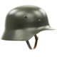 thumbnail image 3 of Casco IMA Réplica M35 de la Segunda Guerra Mundial, Acero Liso Gris‑Verde, 3 of 8