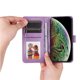 thumbnail image 4 of Funda tipo cartera FOXDOCK para iPhone Xs Max , diseño girasol en relieve, cuero PU, cierre magnético, soporte y tarjetero, 4 of 5
