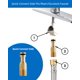 thumbnail image 4 of Pulverizador lateral para fregadero de cocina Blissvent compatible con Moen, 4 of 7