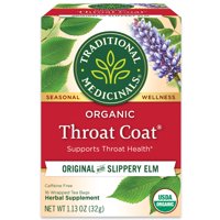 Tea Traditional Medicinals Throat Coat Organic 16 Bolsitas De Té